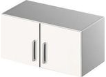 Schäfer Shop Genius Aufsatzschrank TETRIS SOLID, Stahlkorpus, 1 OH, B 800 mm, weiß/weißalu