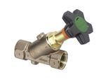 Viega Easytop Schrägsitzventil 756741 DN 32, Rp 1 1/4, Rotguss, für Wasserzählerbügel