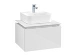 Villeroy & Boch Legato Waschtischunterschrank B73100DH 60x38x50cm, Glossy White