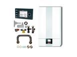 Wolf CGB-2-24 24kW Gasbrennwert-Therme Paket mit Bedienmodul BM2 und Anschlusszubehör Aufputz