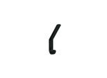 Hewi 477 Garderobenhaken 477.90.07090 Höhe: 165mm, tiefschwarz