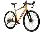 Gravelbike KROSS "Gravelbike Esker 5.0 GRX 1X12 Grau 12 Gänge" Gr. 51, goldfarben, grau, Fahrräder, 51cm, 28 Zoll (71,12cm) hinten: 28 Zoll (71,12cm)