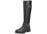 Stiefel REMONTE "Remonte Stiefel Glattleder", Damen, Gr. 39, schwarz, Glattleder, Schuhe Stiefel