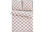 homsy by Ana Johnson Bettwäsche "Chessley" mit coolem Karo-Muster, ab Grösse 135x200 cm, by Ana Johnson