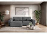 GOODproduct Ecksofa "MATTS Schlafsofa mit Bettkasten, Masse B/T/H: 265/159/89 cm" L-Form mit Recamiere rechts oder links, hoher Sitzkomfort