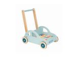 Lauflernhilfe SPIELBA "Baby Walker Auto mit Bauklötze", Baby, bunt, Holz, Lauflernhilfen Lauflernhilfe