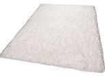 Hochflor-Teppich TOM TAILOR HOME "Flocatic" Gr. 1, weiss (weiß), B:60cm H:60mm L:90cm, Kunstfaser, Teppiche, Hochflor-Teppich, super weich und flauschig, ideal im Wohnzimmer & Schlafzimmer