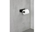 Alape Toilettenpapierhalter 8274170981 160 x 50 x 100 mm, mattschwarz, Ausschnitt WC-Rolle