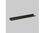 Alape AS.800.S Ablage 8272000980 AS.800.S 800 x 50 x 100 mm, Aluminium mattschwarz pulverbeschichtet
