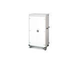 Laptopwagen mit Ladefunktion, 2-Punkt-Verriegelung, CH-Stecker, Feststellbremse, 26 Fächer, B 920 x T 500 x H 1540, weiß