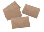 Briefumschläge Sigel 'Nature', C6, 24 Stück, PEFC-zertifiziert, Kraftpapier, braun
