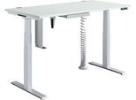 Schäfer Shop Genius Komplettangebot MODENA FLEX 5-tlg., Schreibtisch elektr. höhenverstellbar, PC-Halterung