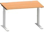 Schäfer Shop Genius Schreibtisch MODENA FLEX, 1200 x 800 mm, Buche