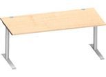 Schäfer Shop Genius Schreibtisch MODENA FLEX, 1800 x 800 mm, Ahorn