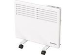 Konvektor Heizgerät SLIM E 1000, mobil oder Wandmontage, 1000 W, 3 Heizstufen, Thermostat, 24 h-/Wochentimer, IP24, B 500 x T 85 x H 400 mm, weiß