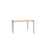 Schäfer Shop Genius Schreibtisch MODENA FLEX, 4-Fuß-Rechteckrohr, einseitig, B 1200 mm, Ahorn