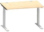 Schäfer Shop Genius Schreibtisch MODENA FLEX, 1200 x 800 mm, Ahorn