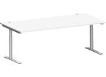Schäfer Shop Genius Schreibtisch MODENA FLEX, 2000 x 1000 mm, weiß