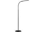 LED-Stehleuchte MAULpirro, Leistung 7 W, 4-Stufen-Dimmer, 390 lm, schwenkbar, schwarz