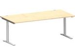 Schäfer Shop Genius Schreibtisch MODENA FLEX, 2000 x 1000 mm, Ahorn