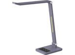 Hansa-by-styro Tide LED-Tischlampe, Farbtemperatur einstellbar, Memory-Funktion, metallicgrau