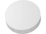 MAUL Solidmagnete, ø 32 x 9,6 mm, 10 Stück, weiß