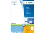 Herma Premium-Etiketten auf A4-Blättern, permanent haftend, 200 Etiketten, 100 Bogen