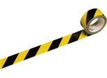 Warn-Klebeband, gelb/schwarz, 6 Rollen