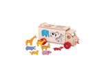 Bigjigs Wooden Shape Box Truck 11dlg.