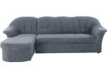 Ecksofa DOMO COLLECTION "Pegnitz, elegante Rückensteppung, komfortabel, Breite 238cm, L-Form", grau, B:238cm H:82cm T:141cm, 95% Polyester, 5% Nylon, Sofas, Ecksofa, wahlweise mit Bettfunktion