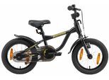 Kinderfahrrad LÖWENRAD "Sport" Gr. 21, schwarz, Fahrräder, Kinder, 21cm, 14 Zoll (35,56cm)