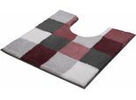 Badematte KLEINE WOLKE "Caro" Gr. 14, rosa (oldrose), H:25mm, Kunstfaser, Badematten, Badematte, Badteppich, modernes Karo-Muster, Pastell-Farben, waschbar