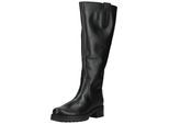 Stiefel GABOR COMFORT "Gabor Comfort Stiefel Leder", Damen, Gr. 40, schwarz, Leder, Schuhe Stiefel
