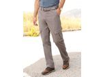 Cargohose CATAMARAN, Herren, Gr. 24, Unterbauchgrößen, grau, 98% Baumwolle, 2% Elasthan, unifarben, lang, Hosen Cargohose