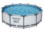 Bestway Pool »Steel ProMAX™«, Stahlrahmenpool-Set, Filterpumpe, Sicherheitsleiter 366x100 cm