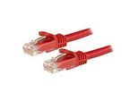 StarTech.com 1,5m CAT6-Kabel - Patchkabel - rot - Snagless - Patch-Kabel - RJ-45 (M)