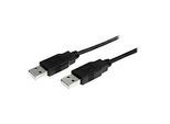 StarTech.com 1m USB 2.0 A auf A Kabel - USB Anschlusskabel Stecker/Stecker - Schwarz - USB-Kabel - USB (M)