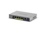 Netgear GS105PP - Switch - unmanaged - 1 x 10/100/1000 + 4 x 10/100/1000 (PoE+)