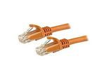 StarTech.com 1,5m CAT6-Kabel - Patchkabel - orange - Snagless - Patch-Kabel - RJ-45 (M)