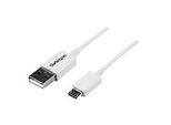 StarTech.com 50cm USB 2.0 A auf Micro USB B Kabel - USB A / Micro B Datenkabel / Anschlusskabel - Weiß - USB-Kabel - Micro-USB Typ B (M)