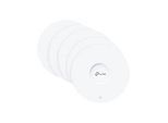 TP-LINK Omada EAP613 V1 - Accesspoint - Wi-Fi 6 - 2.4 GHz, 5 GHz - Cloud-verwaltet - Wand- / Deckenmontage (Packung mit 5)