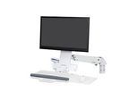 Ergotron Sit-Stand Combo - Befestigungskit (Gelenkarm, Tastatur-Tablett)