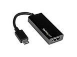 StarTech.com USB C to HDMI Adapter - USB 3.1 Type C Converter - 4K 30Hz UHD - Videoadapter - 24 pin USB-C männlich zu HDMI weiblich - 14.7 cm - Schwarz - unterstützt 4K 30 Hz (3840 x 2160)