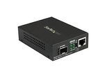 StarTech.com Gigabit Ethernet LWL / Glasfaser Medienkonverter mit SFP - 1000 Mbit/s Multimode Gigabit Ethernet Medienkonverter - Medienkonverter - 1GbE - 10Base-T, 1000Base-LX, 1000Base-SX, 100Base-TX, 1000Base-T - RJ-45 / SFP (mini-GBIC)