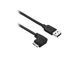 StarTech.com 50cm Slim Micro USB 3.0 Kabel linksgewinkelt - USB 3.1 Gen 1 (5 Gbit/s)
