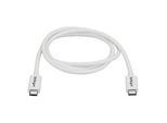 StarTech.com Thunderbolt 3 Kabel - 20Gbit/s - 1m - Weiß - 4K 60Hz - Passiv - Thunderbolt Kabel - USB Typ C Lader - Thunderbolt-Kabel - USB-C (M)