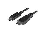 StarTech.com USB C to Micro USB Cable 0.5m - USB 3.1 Type C to Micro USB Type B Cable - Micro USB 3.1 to USB-C - Thunderbolt 3 Compatible (USB31CUB50CM)