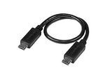 StarTech.com 20cm USB OTG Kabel - Micro USB auf Micro USB - USB OTG Adapterkabel - St/St - USB-Kabel - Micro-USB Typ B (M)