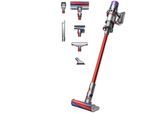 DYSON Akku-Hand-und Stielstaubsauger "Dyson V11 Fluffy", rot (nickel, rot), B:26cm H:128cm T:25cm, Akkusauger, Topseller