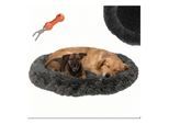 BENNO® Hundebett BADonut 70x70x16 cm, waschbar, rutschfest, Polyester, Polypropylen-Füllung, inkl. Kauknochen